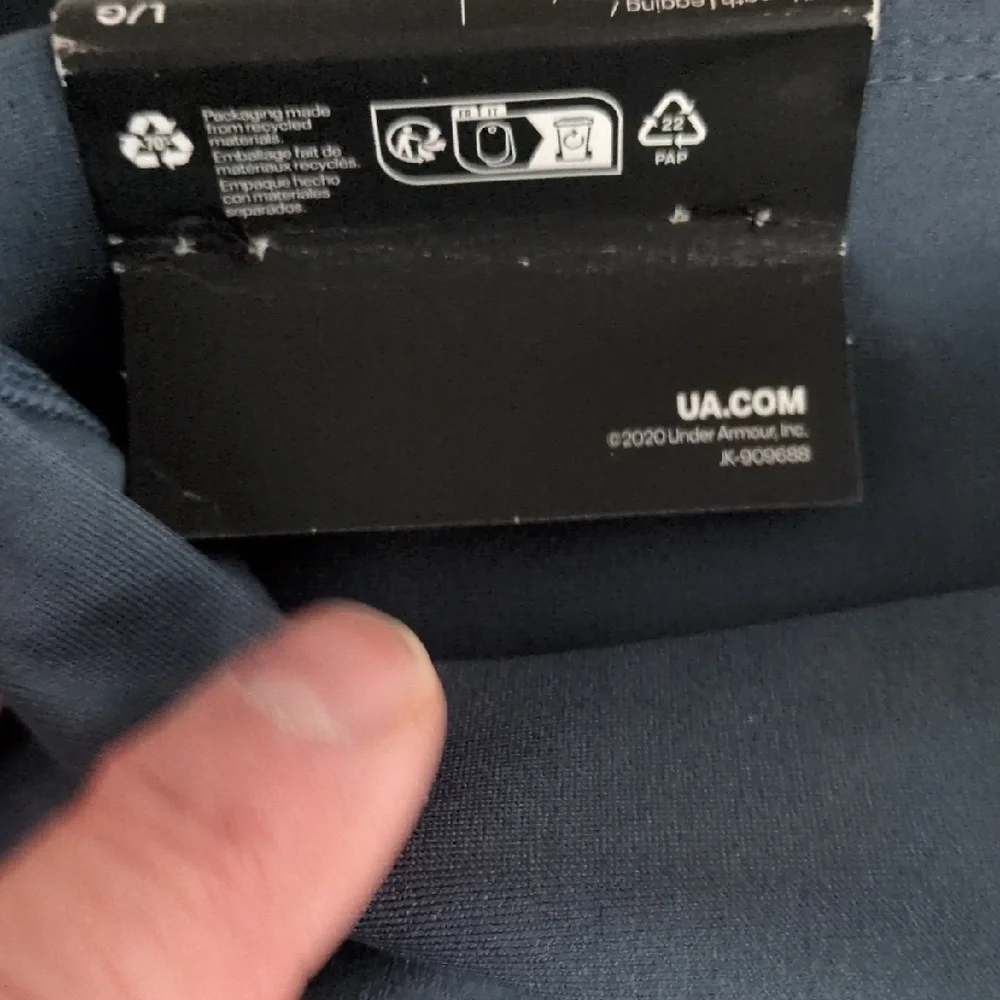 Under Armour Slate (Blue Grey) Performance Leggings Large - Picture 4 of 8